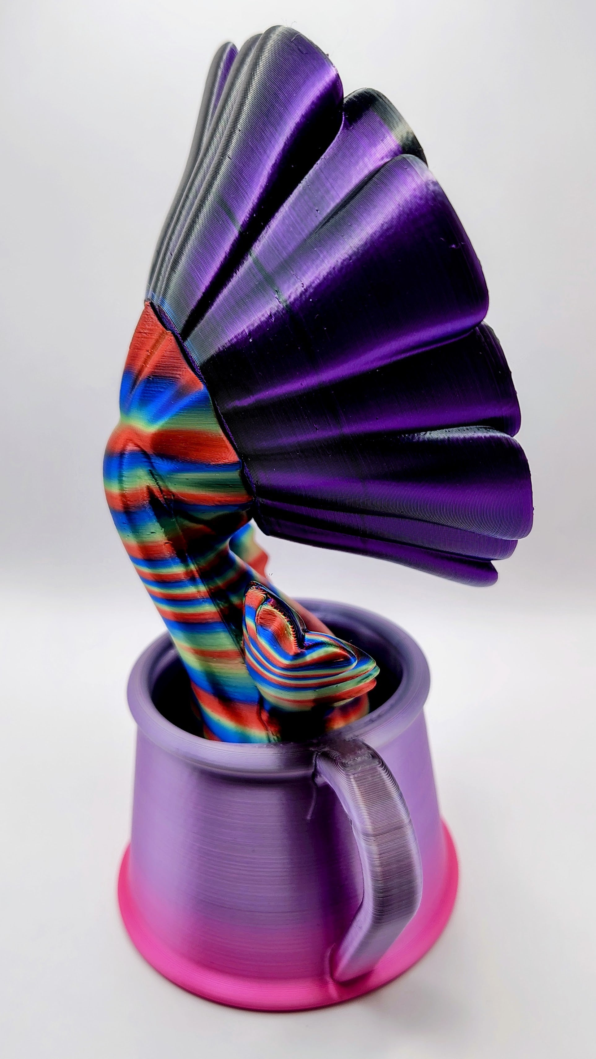 3D Printed Holographic Flower