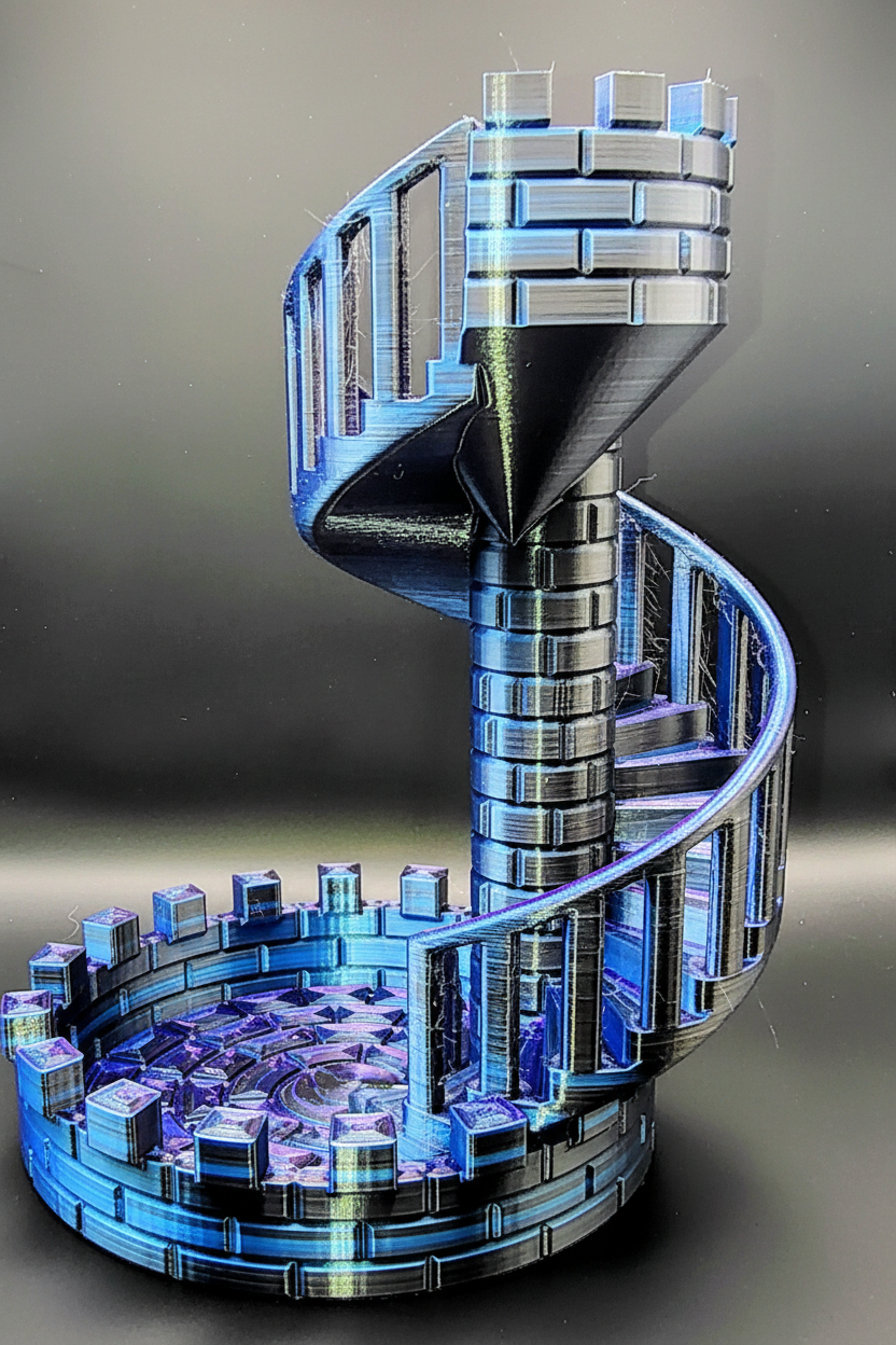 Castle Dice Tower - Blue