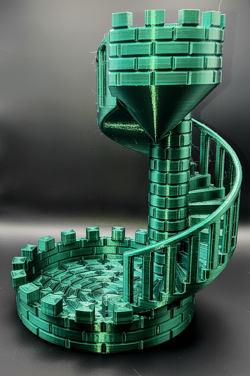 Castle Dice Tower - Green