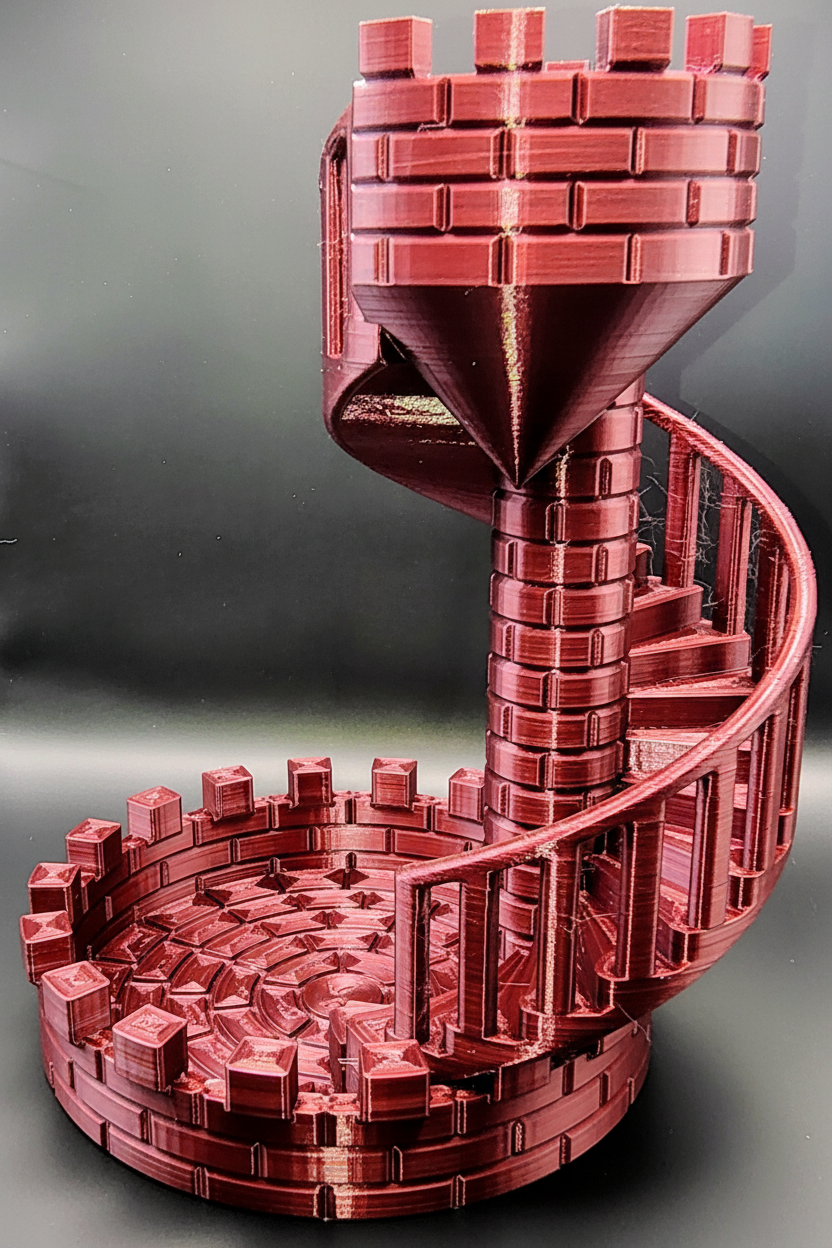 Castle Dice Tower - Red