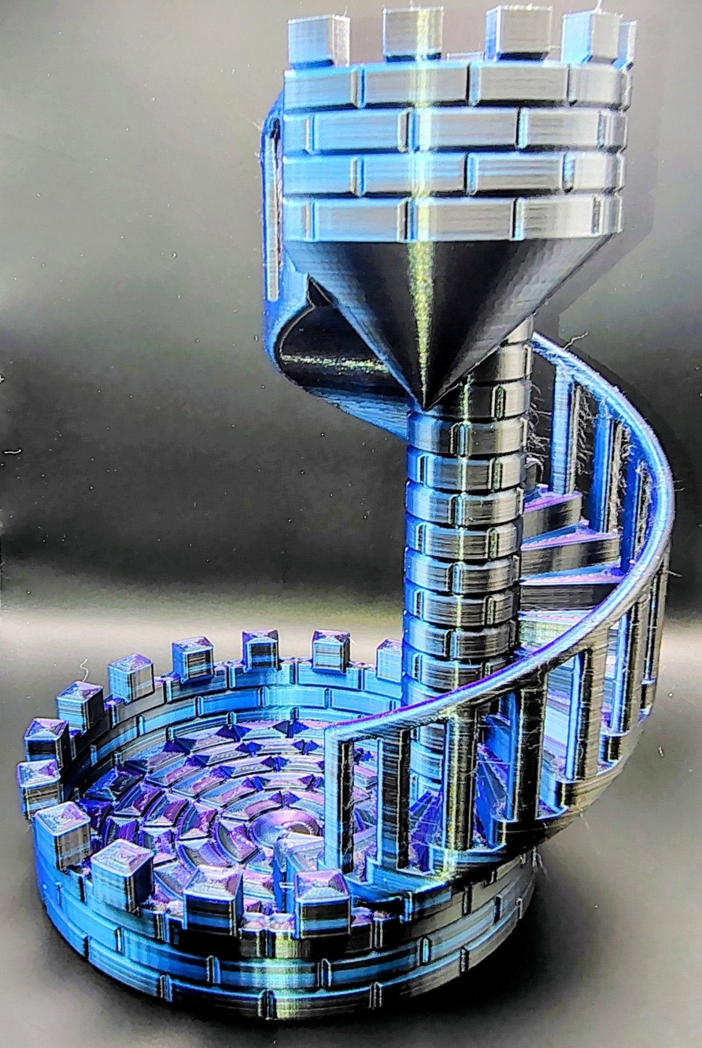Castle Spiral Staircase Dice Tower - TVP 3D